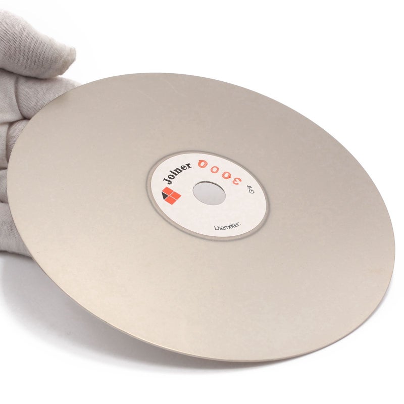 JOINER 6" inch 150 mm Grit 3000 Diamond Grinding Disc Abrasive Wheel Coated Flat Lap Disk Jewelry Tools for Gemstone Glass Rock Ceramics - Image 4